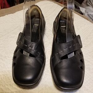 HOTTER COMFORT CONCEPT black leather mary jane size 9